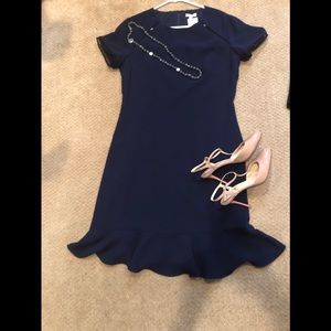 Shoshanna cocktail dress, size 10, navy
